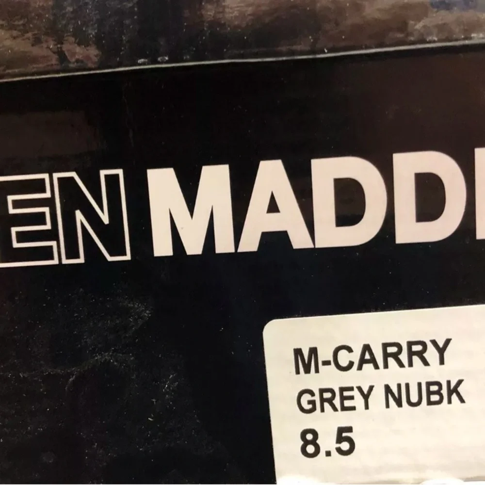 Madden Men's Carry Oxford Gray Nubuck Size 8.5 M